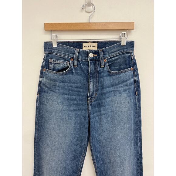 Twin Doves Emerson Fry Denim Vintage Stove Pipe Ankle Straight Jeans - Size 25P* - Picture 3 of 12